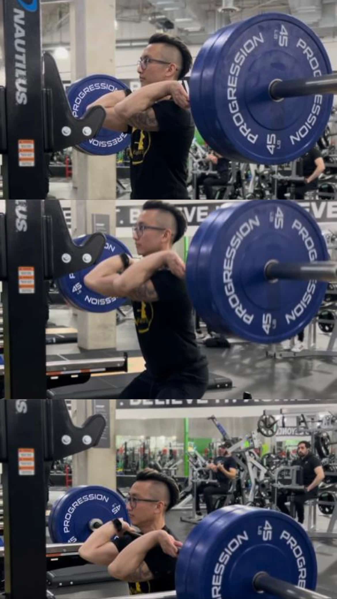 Front Squat Split